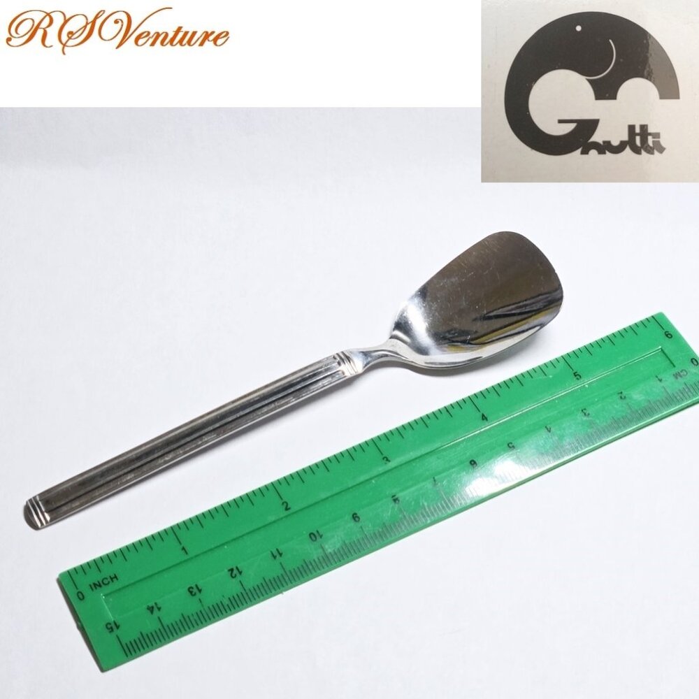 10pc. Vintage Italian Ice Cream / Dessert Spoons - Picture 2 of 3